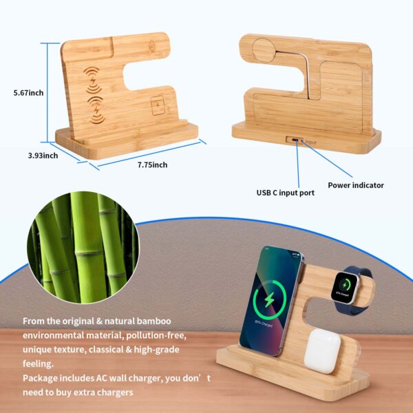 bamboo charging station