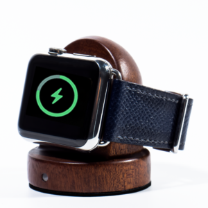 apple watch charger wood